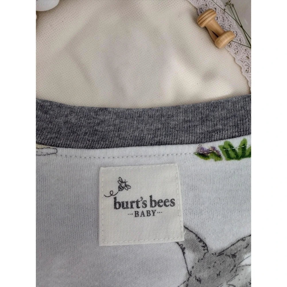 Burt's Bees Baby Bunny Rabbit Organic Cotton Footed Sleeper 3-6M